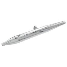 MZ 3 Piece Cigar Shaped Exhaust Pipe Chrome - For BK350