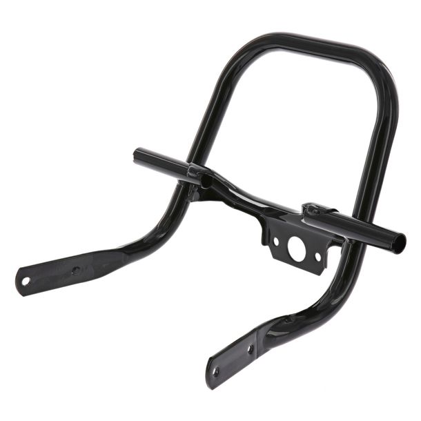 Simson retaining bracket rear with indicator light holder Ø15 mm - black PPB - SR50/1, SR80/ 1B, C, CE