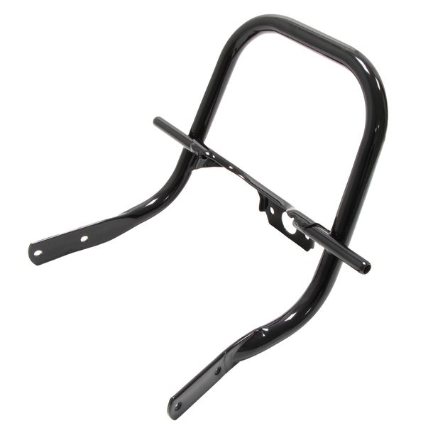Simson Rear retaining bracket with Ø10mm indicator light holder, black PPB - SR50/ 1, SR80/ 1B, C, CE