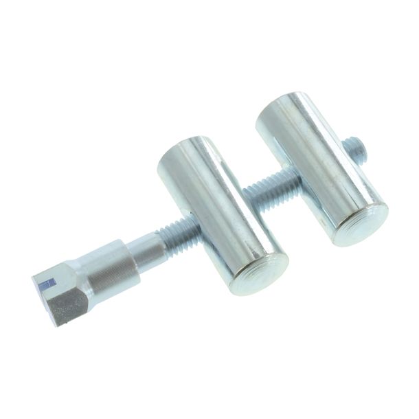 Jeu de goujons de tirage, avant+arrière avec vis, zingué - pour support de batterie, convient à AWO 425T
