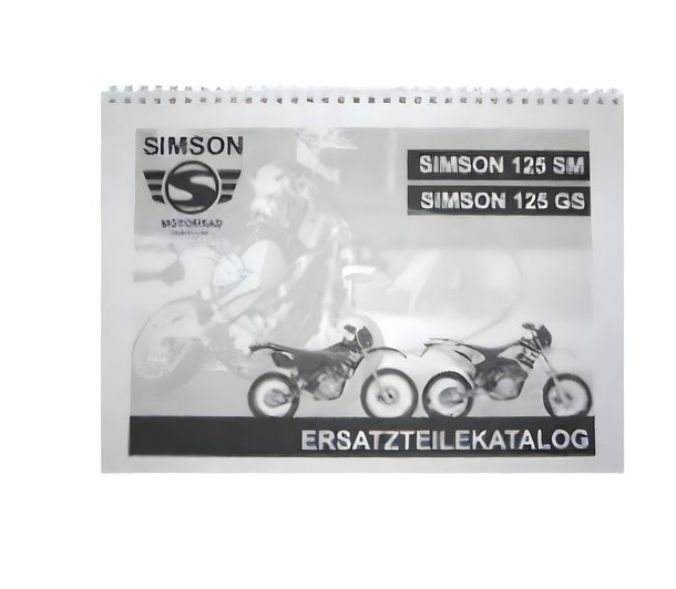 Catalogo parti di ricambio moto 125 SM/GS - versione enduro-/terrain