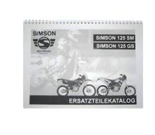 Katalog náhradních dílů Motocykl 125 SM / GS - Enduro- / Terénní verze