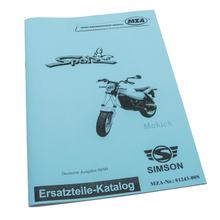 Ersatzteilkatalog Mokick Spatz MSA - Ausgabe 06 / 1999