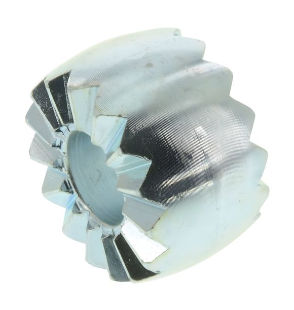 Spacer footrest, rear, plane teeth, galvanized, fits AWO 425S