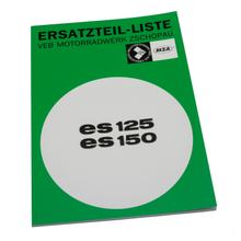 MZ Ersatzteilkatalog ES125, ES150 - Ausgabe 1968