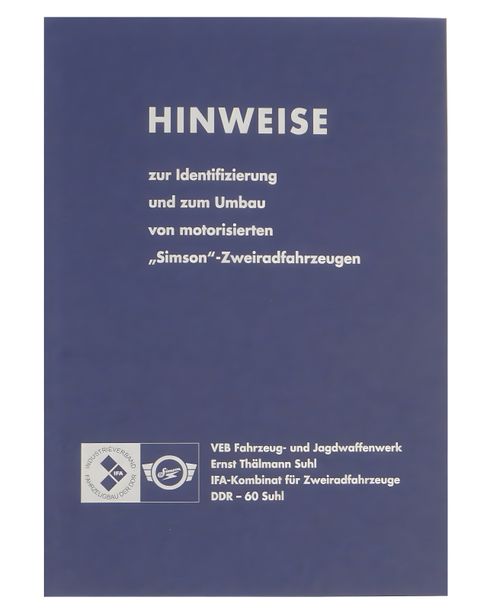 Collection of information for the identification and conversion of motorized two-wheeled vehicles