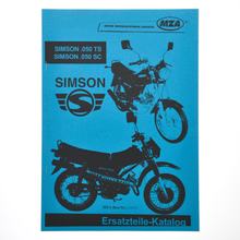 MZ Katalog náhradních dílů Mokick .050 TS a .050 SC - Pořada - Vozidlo