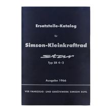 Simson catalogue de pièces de rechange, liste de pièces de rechange - SR4-2 - Edition : 1966
