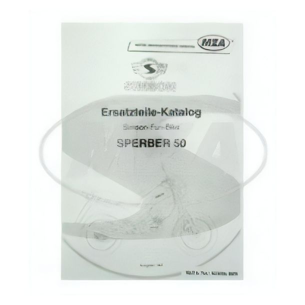 Simson Spare Parts Catalog Sperber MS50 - edizione 1997 - Afterturn - veicolo