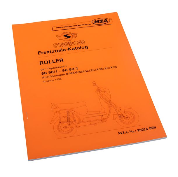 Simson spare parts catalog scooter SR50-SR80 - edition 1995