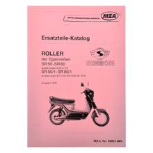 Catálogo de Peças de Reposição Simson Scooters SR50-SR80 - Edição 1993