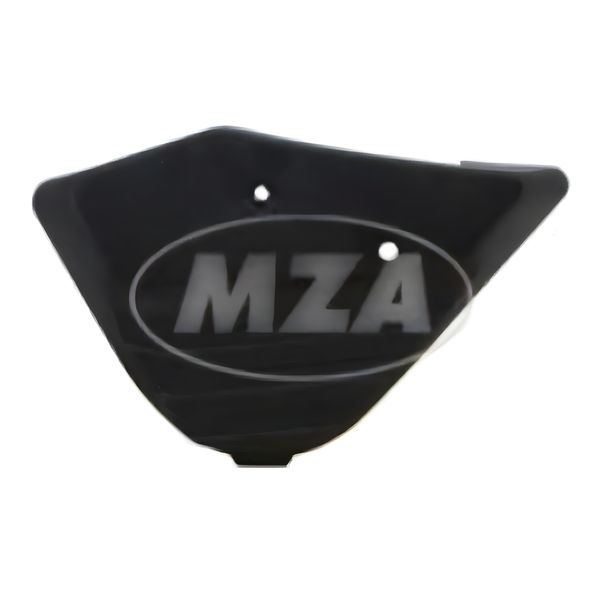 Simson side cover left - ABS black with lock housing and hole for ignition key (housing middle part battery side) - S53N