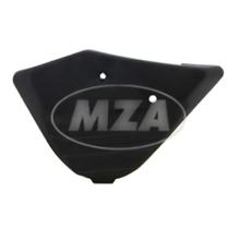 Tampa lateral esquerda Simson - ABS preto com carcaça da fechadura e furo para chave de ignição (peça central da carcaça lado da bateria) - S53N