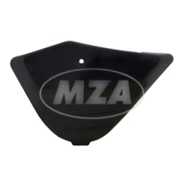 Simson Seitendeckel links - ABS schwarz mit Schlossgehäuse (Gehäusemittelteil Batterieseite) - S53, S83