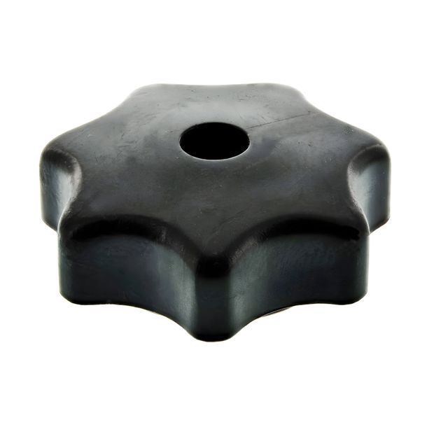 Dado pomello a stella Simson M6 - nero per coperchio motore e cofano, tutti i tipi KR51, SR4