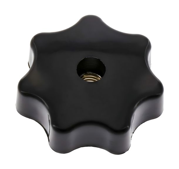 Simson star knob nut M6 - black for engine cover and hood SR50, SR80, KR50, KR51, all SR4 types