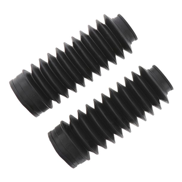 Coppia di soffietti Simson, neri - per forcelle anteriori corte con smorzamento d'olio - S53CX, S83CX - lunghezza: ca. 145 mm