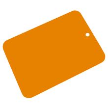 Farbmusterblech Leifalit - Narzissengelb