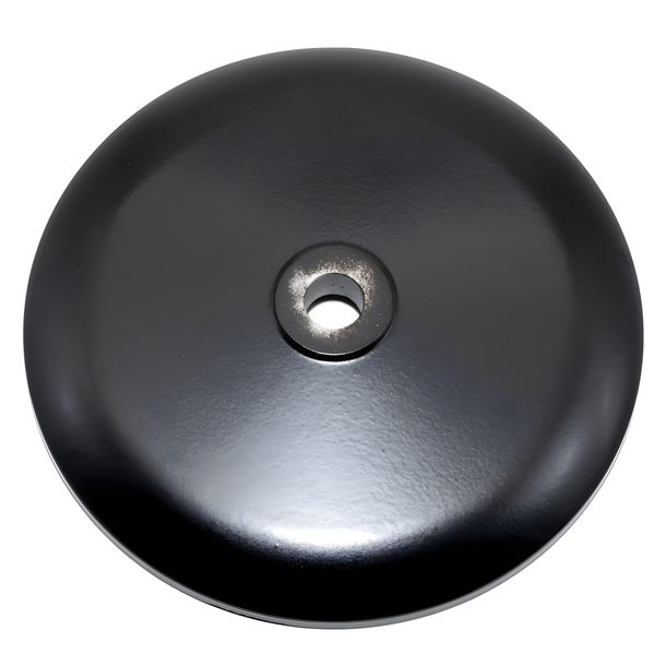 Lock för framhjulnav - aluminium, matt svart PPB