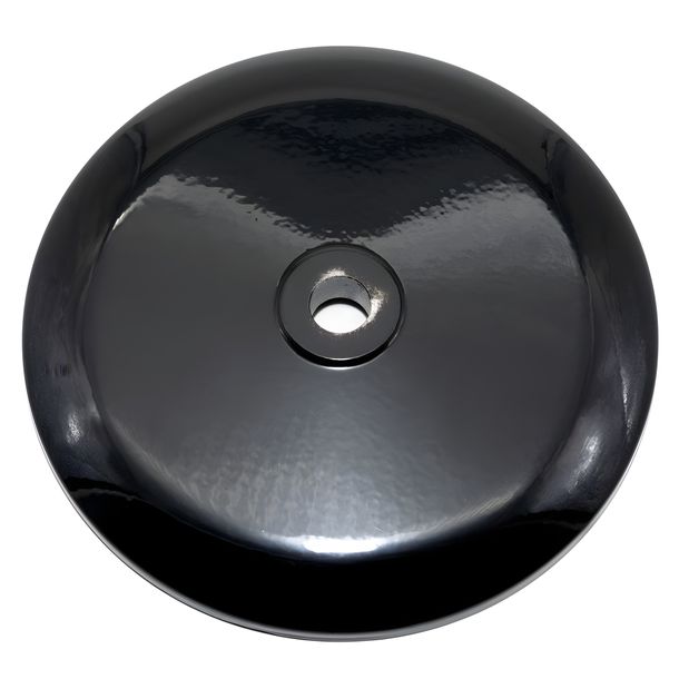 Deckel für Vorderradnabe - Aluminium, schwarz glänzend PPB