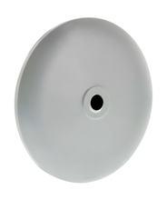 Cover for front wheel hub - aluminum, one layer silver PPB