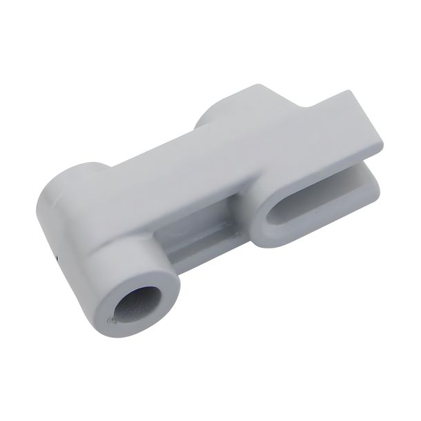 Distanzstück, hinten, Alu, PPB silber - Mokick / Roller