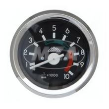 Mechanický otáčkoměr Ø60mm s chromovým prstencem, 12V osvětlením a připojenízem