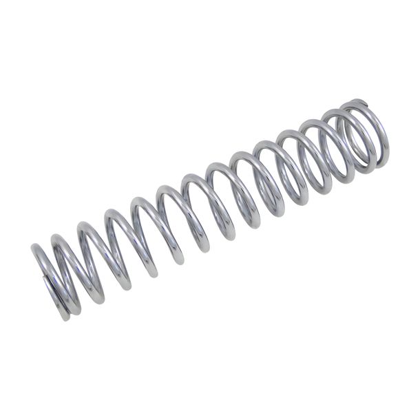 Muelle de compresión Simson - galvanizado para amortiguador hidráulico delantero - hilo ø 4 mm, altura total 165 mm, 15,5 bobinados - KR51, SR4-2, SR4-3, SR4-4