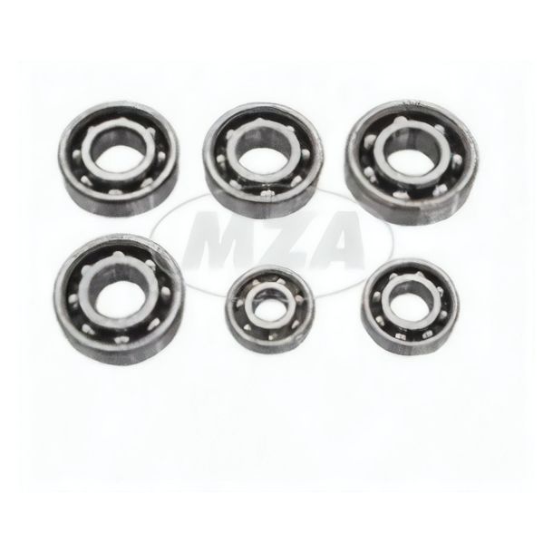 MZ SET Kugellager SKF - für Motor EM125, 125.1, 125.2, ETZ125, ETZ150 - 6-teilig
