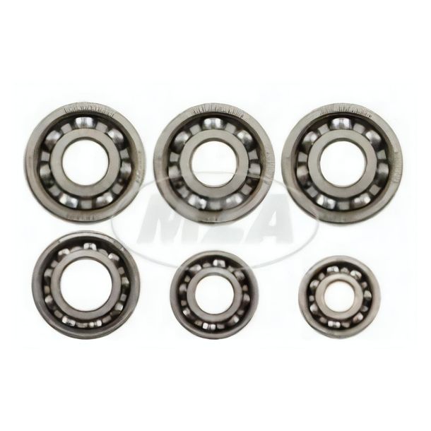 MZ SET Kugellager SKF - für Motor RT125 / 3 - 6-teilig