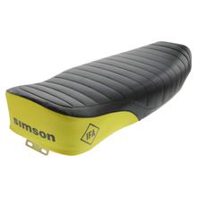 Simson Enduro - Bench - Cover Black/Yellow+Structured - e.g. for S51E, S70E