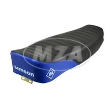 Simson Enduro - Bench - Cover Black/Blue+Structured - e.g. for S51E, S70E