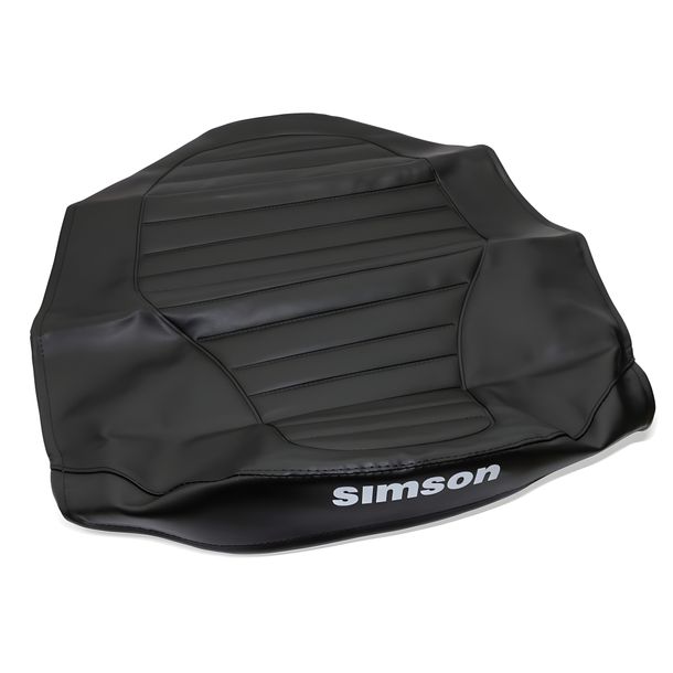 Coprisedili Simson nero testurizzato impermeabile per S53, S83, SR50, SR80