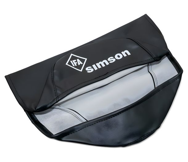Seat cover Simson smooth black for KR51/1, SR4-2 with short seat