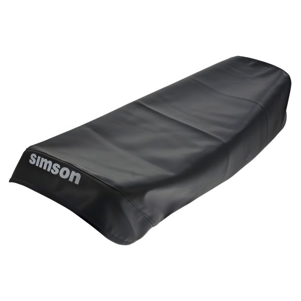 Fodera sedile Simson, liscio, nero - S53, S83, SR50, SR80