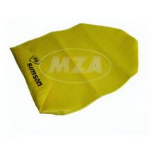 Simson seat cover, yellow, smooth - e.g. for S51, KR51