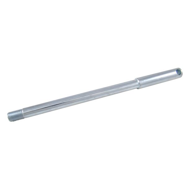 Essieu avant Simson - galvanisé - longueur 236 mm (164 mm/72 mm) - filetage fin M12 x 1,25 - SR50, SR80 avec frein à disque
