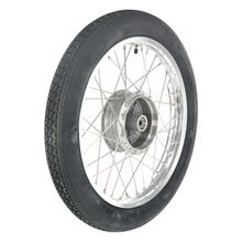 Kompletní kolo 1,5x16 palců - hliníkový disk leštěný, paprsky z nerezové oceli s pneumatikou Heidenau - K4 montovaná