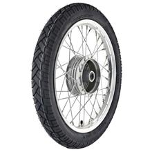 Komplettrad - vorne - 1,6x16 Zoll, Alufelge poliert, Chromspeichen + VeeRubber - Reifen VRM094