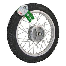 Hiver - roue complète - avant - jante en alliage 1.5 x 16 pouces, poli - rayons en acier inoxydable+pneus Heidenau K42