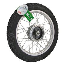 Winter complete rear wheel 1,5x16 inch alloy rim, polished stainless steel spokes+K42 Heidenau tyre
