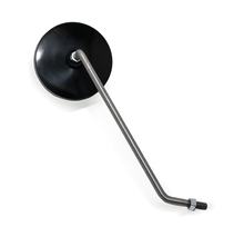 Rear-view mirror, left, Ø 90mm, mirror arm stainless steel, M8 thread