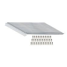 Conjunto de raios cromados Simson com bico, 36x cada - M3,5-156,5 mm - para 17 polegadas - Jante - S53OR, S83OR