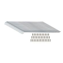 Sada paprsků z nerezové oceli s niplami, 36x - M3,5- 18x 171 + 18x 177 mm