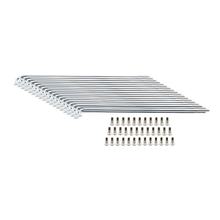 juego de radios cromados con boquilla, cada uno 36x - M3.5 -18x 171+18x 177 mm