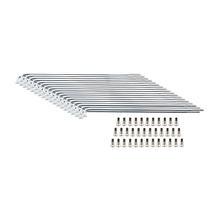 Conjunto de raios cromados c/ bicos +3 mm, 36x cada - M3,5-143,5 mm - para 16 polegadas - Jantes