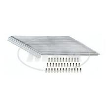 Ensemble de rayons chromés avec écrous, 36 x chacun - M3,5-140 mm - spécialement pour jante 1,85 x 16 pouces