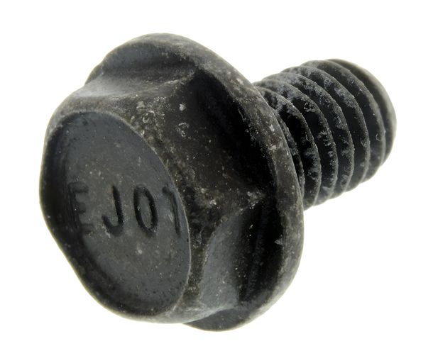 Tornillo hexagonal M6X10-A4K (DIN 7500- D) - cromado negro - mate
