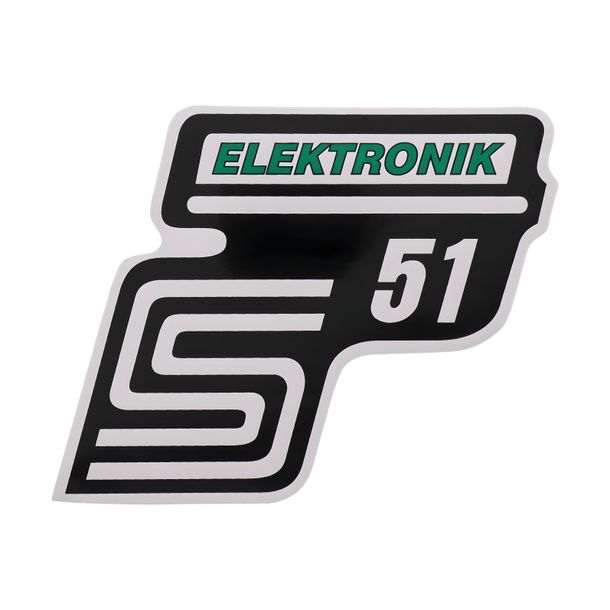 Tapa lateral película adhesiva Simson -electrónica- verde, S51