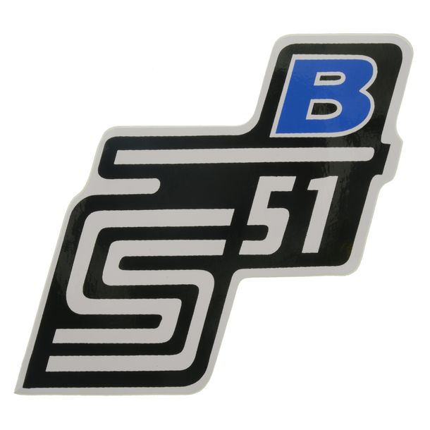 Cubierta lateral adhesiva Simson - B - azul, S51